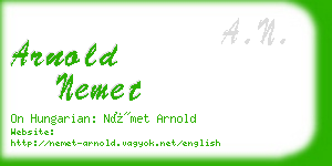 arnold nemet business card